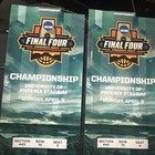 2017 Final Four Championship North Carolina Gonzaga Finals Ticket Basketball