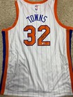 Karl Anthony Towns Signed Autograph Auto Knicks Basketball City Jersey Psa dna