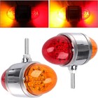 2pcs 34led Double Face Watermelon Lights With Reflector Led Turn Signal Lights