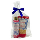 Bath   Body Works Gingham All-american Body Scrub   Shimmer Mist 2pc Gift Set