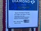 Diamond R Tan Southwest Patten Felt Bottom Western Saddle Pad 32 X 32