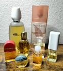 8 Pc Vtg  Ladies Perfume Lot Emeraude Red Door Arden Halston Turbulences Joop  