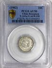 1902 China Kiangnan Silver Dragon Coin 10c Lm-250 Y-142a 9  Pcgs Au50