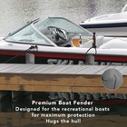  4 Make Waves Premium Boat Fender Bumpers With 9mm Rope And Lock Max Protection 