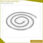 Stainless Steel Silver Miami Cuban Link Chain Bracelet Necklace 1 5mm-9mm 7-38 