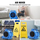 2600 Cfm Adjustable Air Mover Carpet Dryer Floor Blower Fan 3-speed 1 2 Hp 