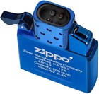 High Polish Blue Butane Lighter Insert - Double Torch  Refillable  Windproof