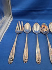 Lot Of 6 1847 Rogers International Daffodil Silverplate Serving Pieces