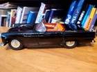 Nice Vintage Bandai  Tin Friction Black 1955 Ford Thunderbird Convertible