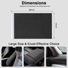 Suede Wrap Self-adhesive Black Suede Car Interior Wrap 12in X 59in Microfiber
