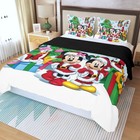Best  Disney Christmas Print Duvet Cover Set  3pcs  Quilt Cover   Pillowcase