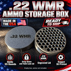  22 Wmr Ammo Storage Box 55 Round Twist Lock Lid 3d Printed Black Empty