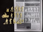  rare  Marx  sears Shopping Center  Play Set  5490   15pc Figure Set Vg-nm