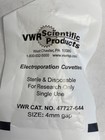  5  Vwr Polycarbonate Electroporation Cuvettes 4mm Gap 47727-644