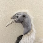 Hansa 24    Gray Ostrich Plush Rare Realistic Stuffed Animal Large Life Like