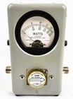 Bird 43 Thruline Wattmeter With Leather Carrying Case  2 Elements And 5 Adapters