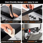 2 Pack 25 Inch Silicone Stove Gap Filler Kitchen Counter Top Gap Cover