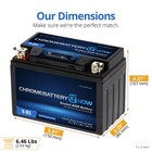 Ytx9-bs Bluetooth Atv Battery For Honda  Polaris  Suzuki