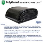 Polyguard Liners Pvc  - 25 Ft  X 30 Ft  20-mil Pond Liner