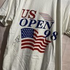 Patrick Rafter 1998 Us Open Tennis Champion Tee Shirt Signature Signed Size L