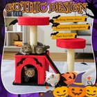 Indoor Gothic Cat Scratching Post 8 Style Activity 23-50  Height Halloween House