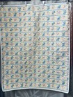 Vintage Crib Baby Blanket Comforter Quilt Puppy Duck Rabbit Bear Cotton