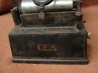 Antique Edison Gem Phonograph Cylinder Record Player - As Found