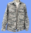 Usaf Abu Digital Tiger Stripe Camo Field Jacket Women   s 36l Military Surplus