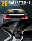 2 In 1 Led Emergency Dash Strobe Lights Windshield Deck Warning Safety Flashing 