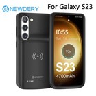 For Samsung Galaxy S23  Battery Charger Case Wireless Charging Power Bank Cover