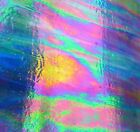 110 Mosaic Tiles 1 2  Blue Green Earth Kokomo Iridescent Opal Stained Glass