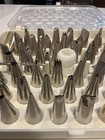 Vintage Complete Ateco Cake Decorating Piping Tip Set Korea Ss Tips Storage Case