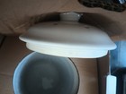 Norpro Nordic White Ceramic Compost Keeper 1 Gallon Includes Lid   Filter 