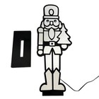Light Up Nutcracker Figurine Classic Collectible Decoration Small Led Custody