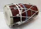 Professional Shesham Wood Hand Made Dholak Nut   Bolt Tied With Rope Tuned