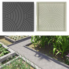 Circles Stepping Stone Textured Paver Walkway Mold Plastic Concrete Cement Mould