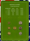 Coin Sets Of All Nations Peru 1992-1995 Unc Reformulated 1 2 Sols