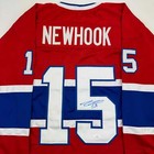 Autographed signed Alex Newhook Montreal Red Hockey Jersey Jsa Coa