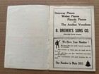 Vintage Euclid Avenue Opera House Cleveland Oh Program Art Nouveau Cover