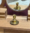 Vintage Dollhouse Miniature Candle Holder 1 12 Inch Scale 9w Clare-bell Brass