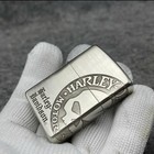 Harley Davidson Zippo Silver Lighter In A New Box