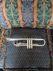 Rare Silver Plated Olds Ambassador Trumpet In Ec With New Case