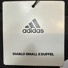 Adidas Diablo Small Ii Hex Solid Duffel Gym Locker Training Bag Black white Nwt