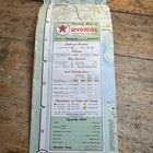 Vintage 1950s Wyoming Road Map Texaco Oil Co Highway Map