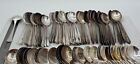 Lot Of 100 Assorted Vintage Silverplate Cream Soup Spoons - Lot 150