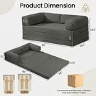 Convertible Sofa Bed  Tri-folding Mattress Queen  Tri Fold Futon Sofa Bed Fol   