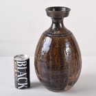 Korean Art Yi Dynasty Candy Glaze Bottle Vase 