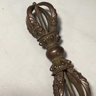 Tibetan 8-sect Vajra Dorje   Antique-style Copper Buddhist Ritual Decor