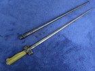 Original  Antique M1886 93 French Lebel  rosalie  Bayonet And Scabbard