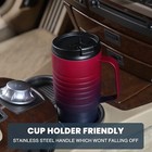 Haushof 24oz Travel Mug With Handle  Stainless Steel Vacuum Insulated Leak Proof